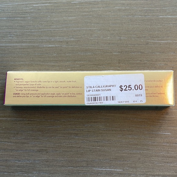 Stila Calligraphy Lip Stain in Susan NWT - Picture 6 of 6